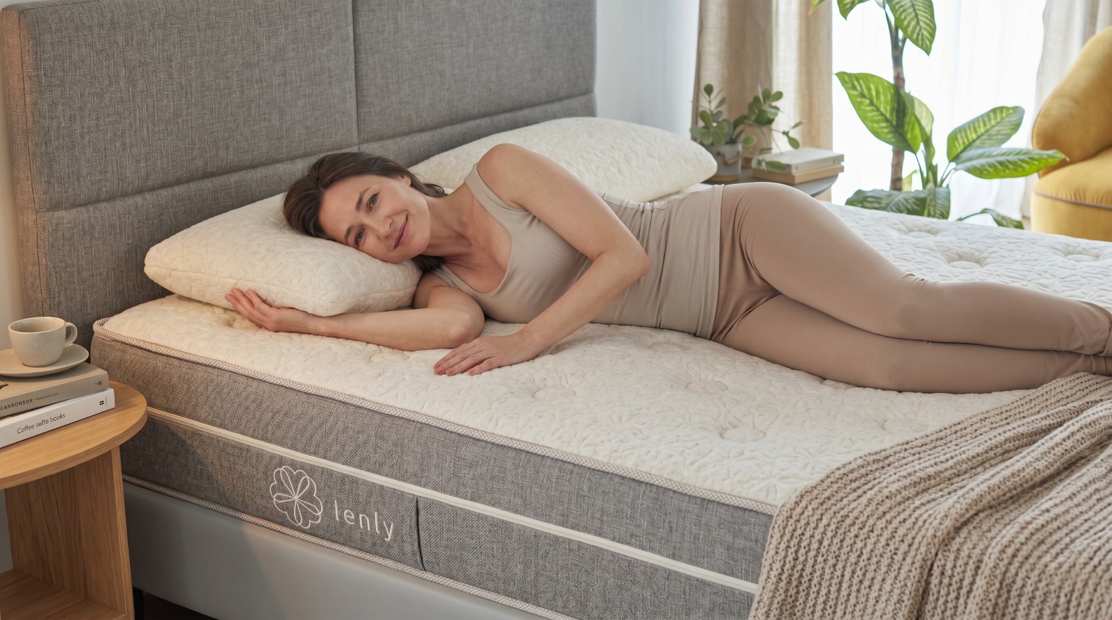Materace Sleep Lenly w sypialni
